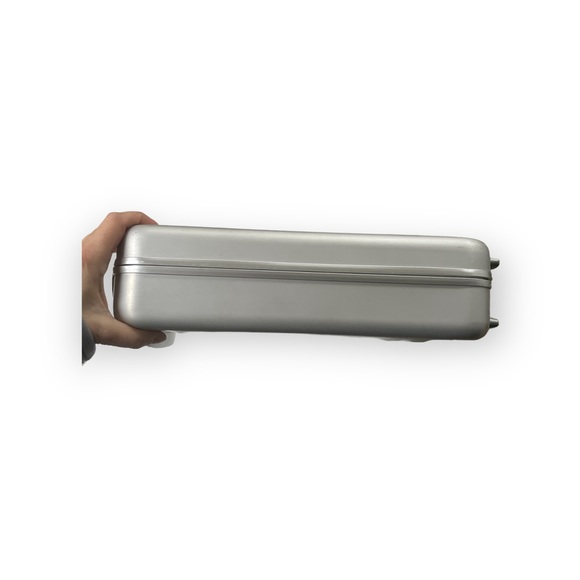 Elite by Zero Bags Elite By Zero Hard Sided Silver Briefcase Poshmark